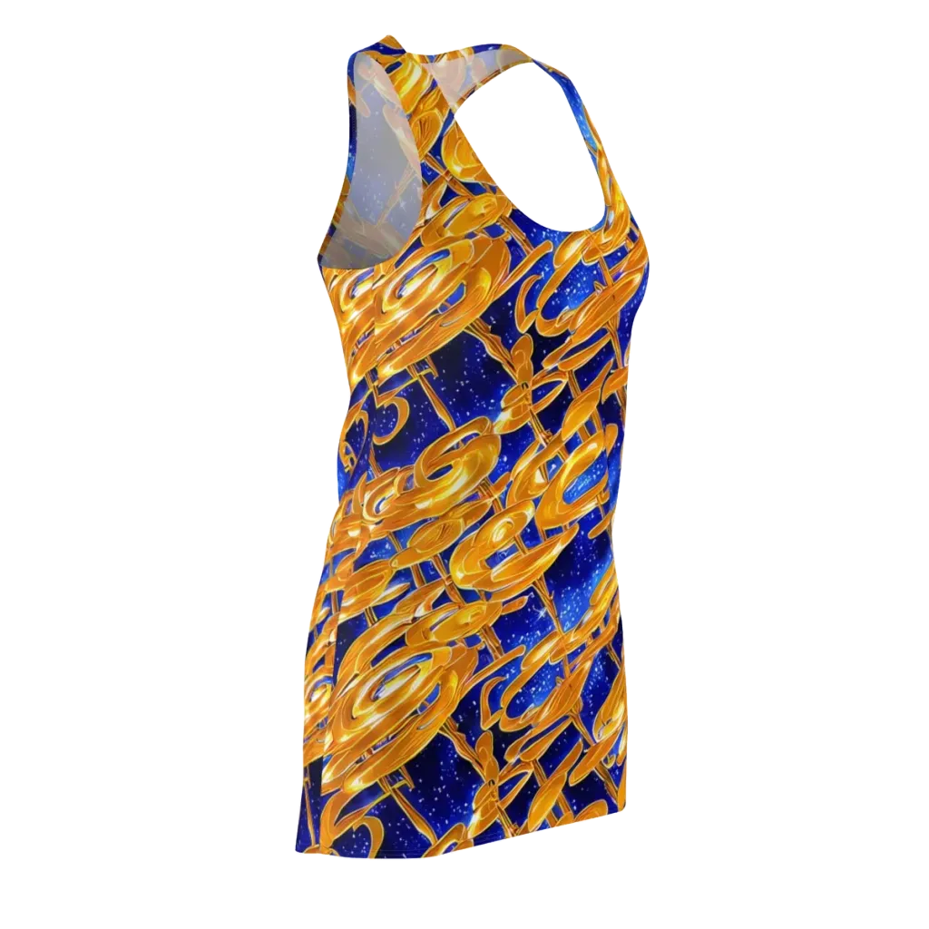 Simonet Swirls on Racerback Dress — Front Side