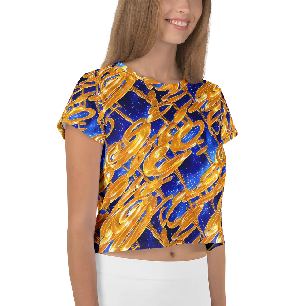 Simonet Swirls on Crop Tee — Right