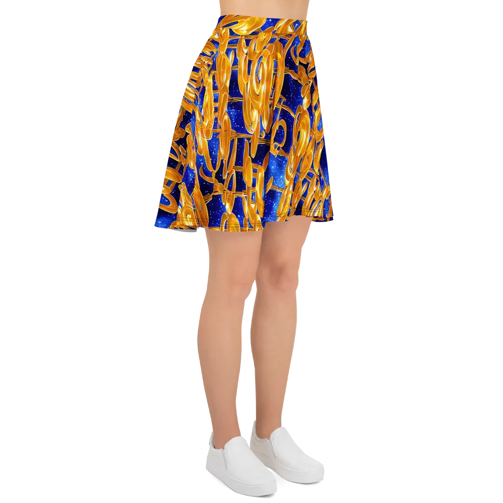 Simonet Swirls on Skater Skirt — Right