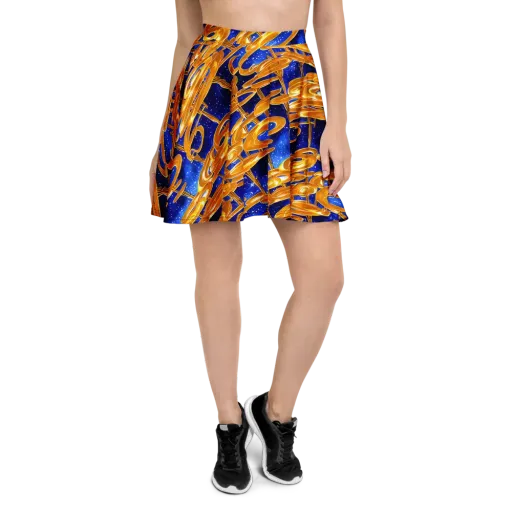 Simonet Swirls on a Skater Skirt