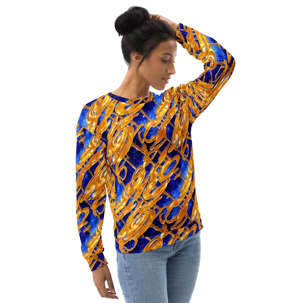 Simonet Swirls on Sweatshirt — Right Front