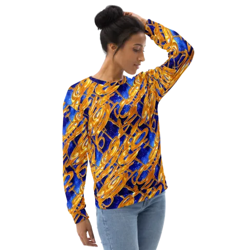Simonet Swirls on a Sweatshirt