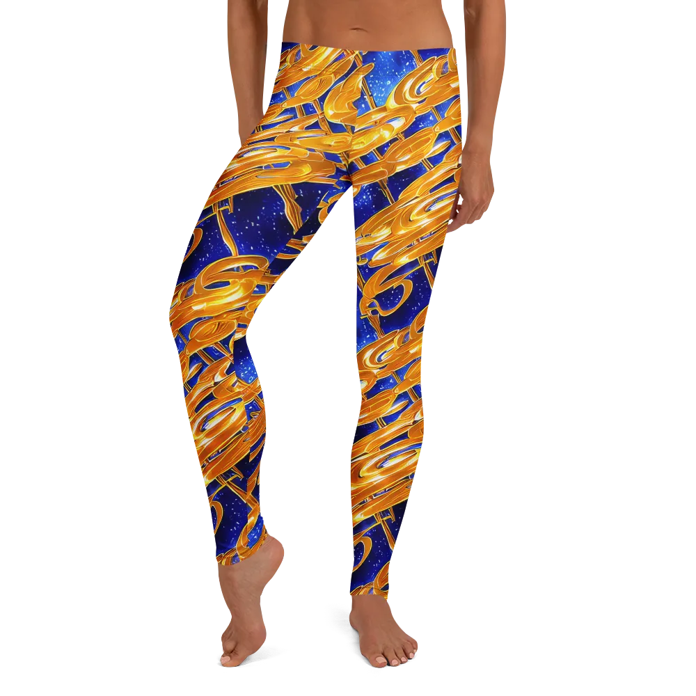 Simonet Swirls on Leggings — Front