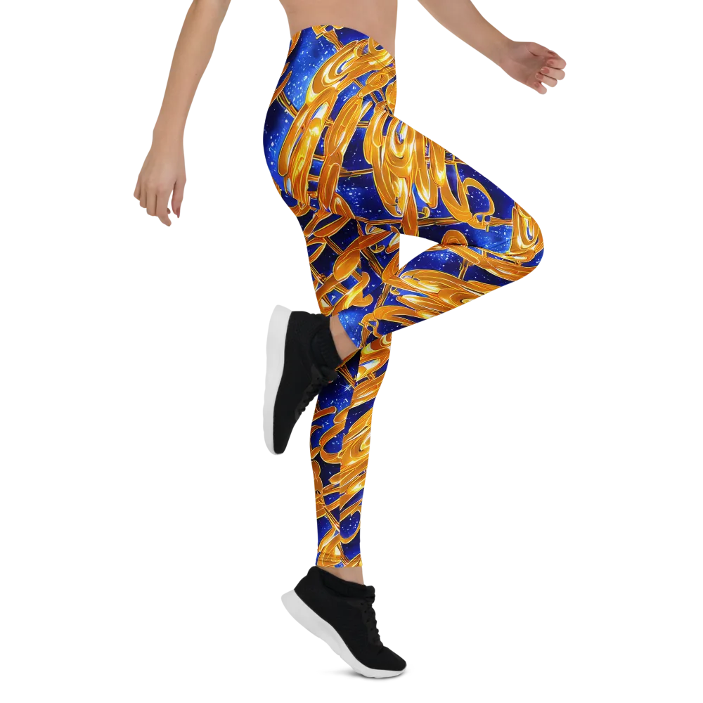 Simonet Swirls on Leggings — Right