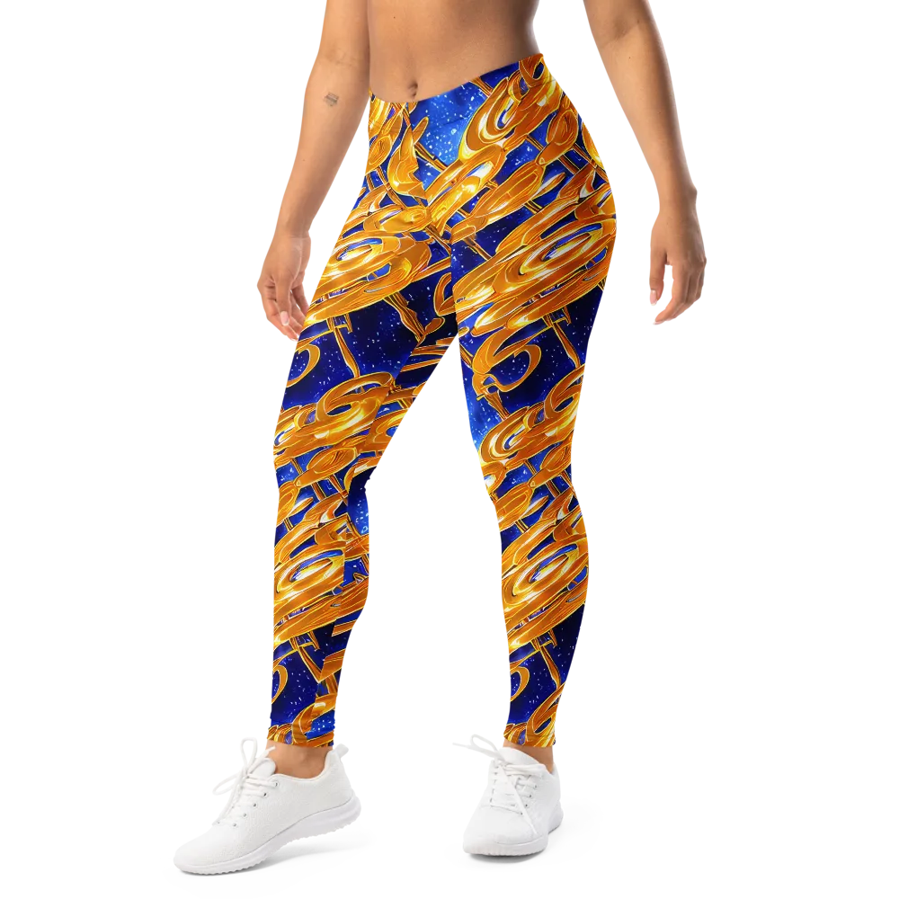 Simonet Swirls on Leggings — Left Front