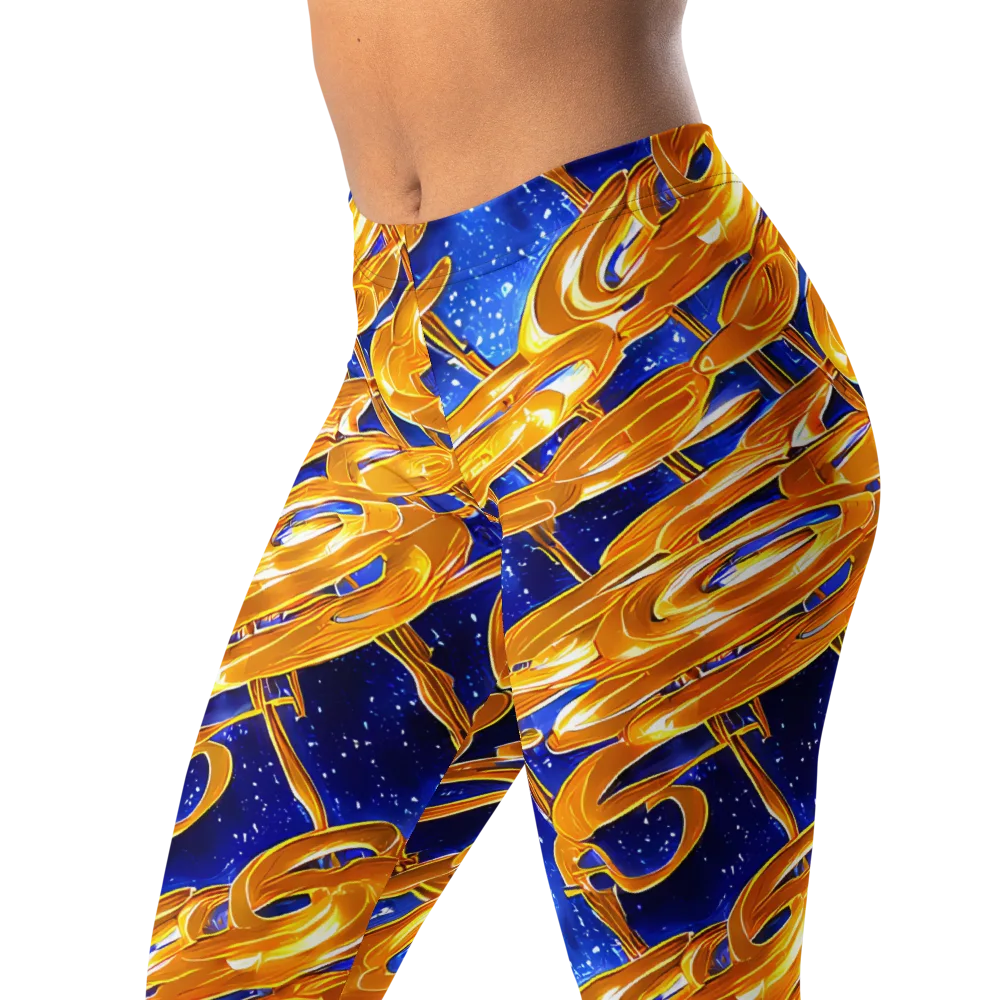 Simonet Swirls on Leggings — Left Front