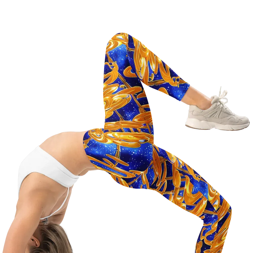 Simonet Swirls on Leggings — Right