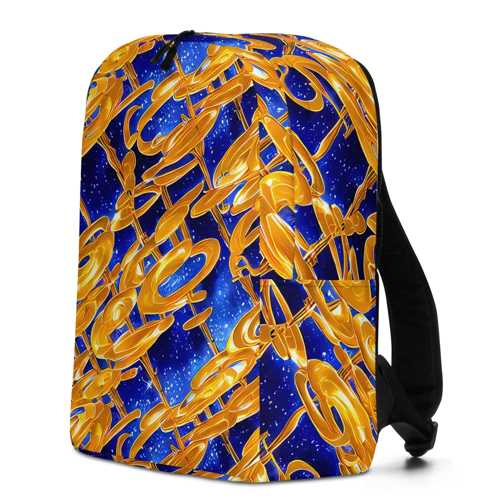 Simonet Swirls on Minimalist Backpack — Left