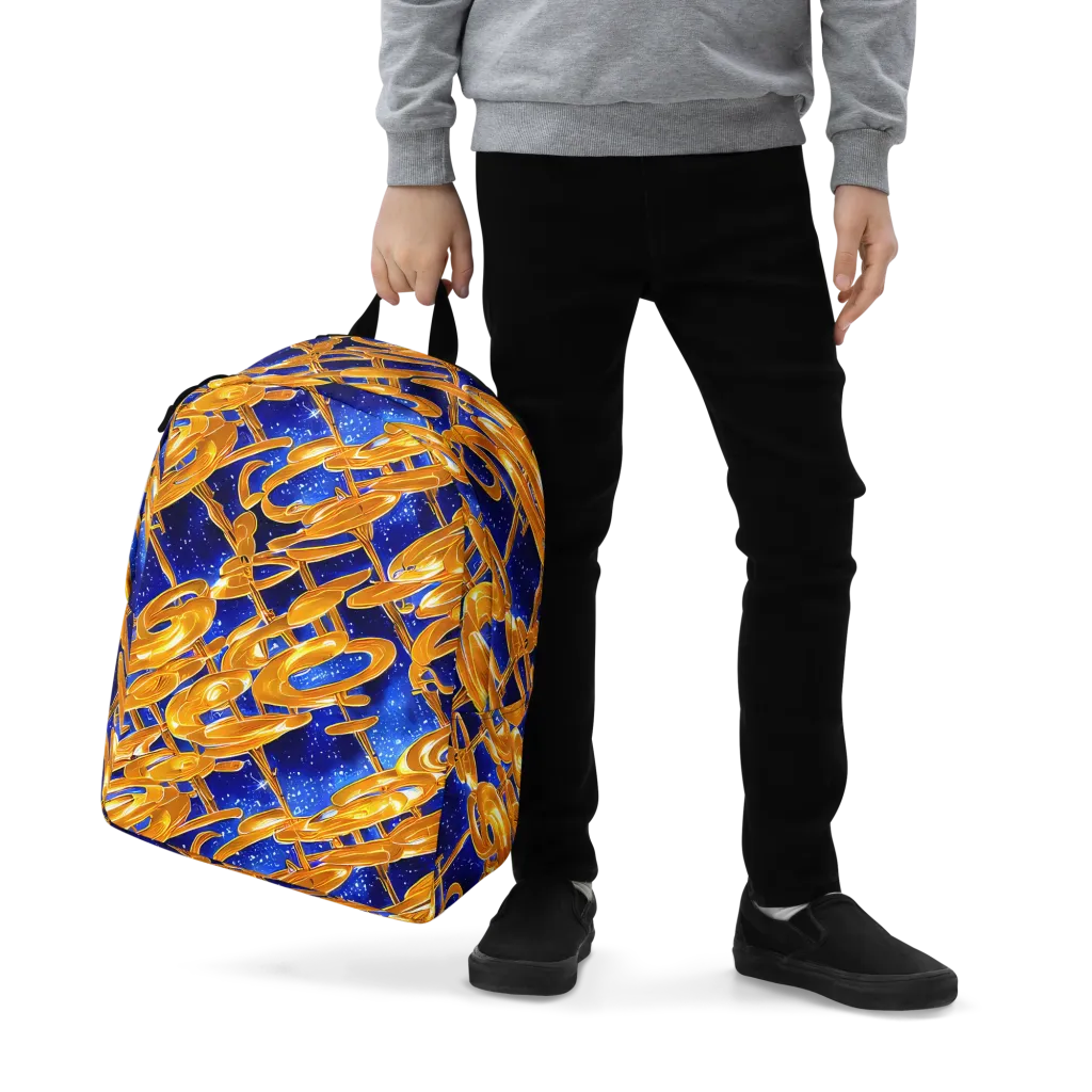 Simonet Swirls on Minimalist Backpack — Zoomed-in