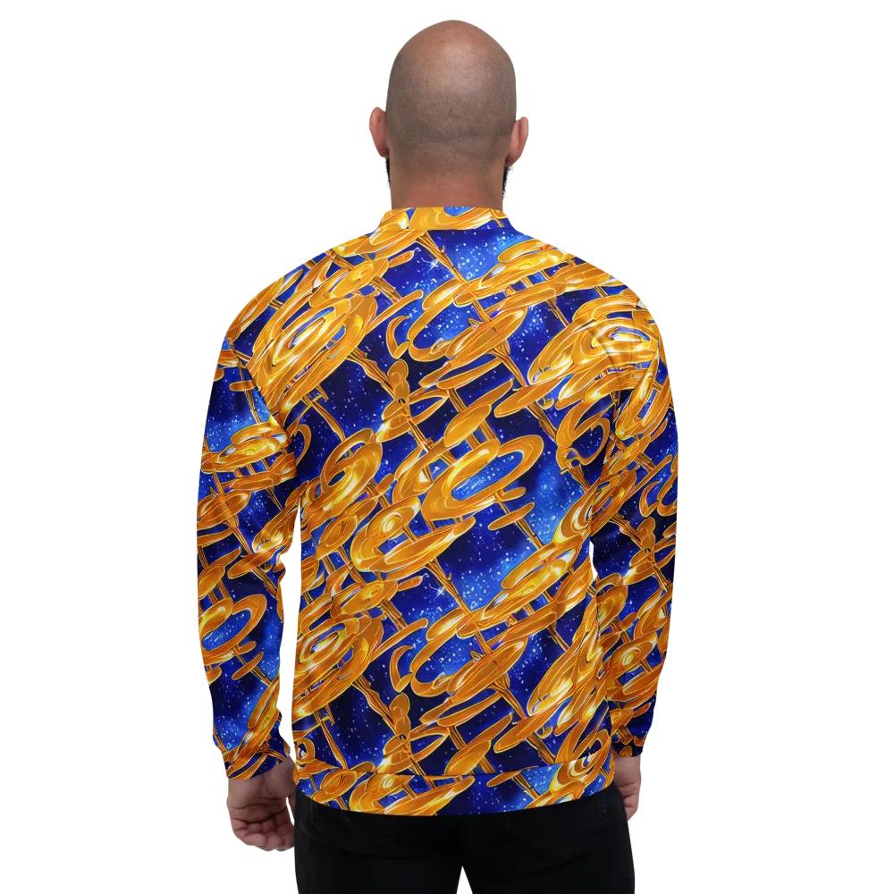 Simonet Swirls on Bomber Jacket — Back