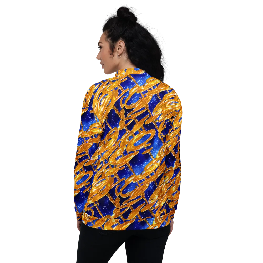 Simonet Swirls on Bomber Jacket — Back