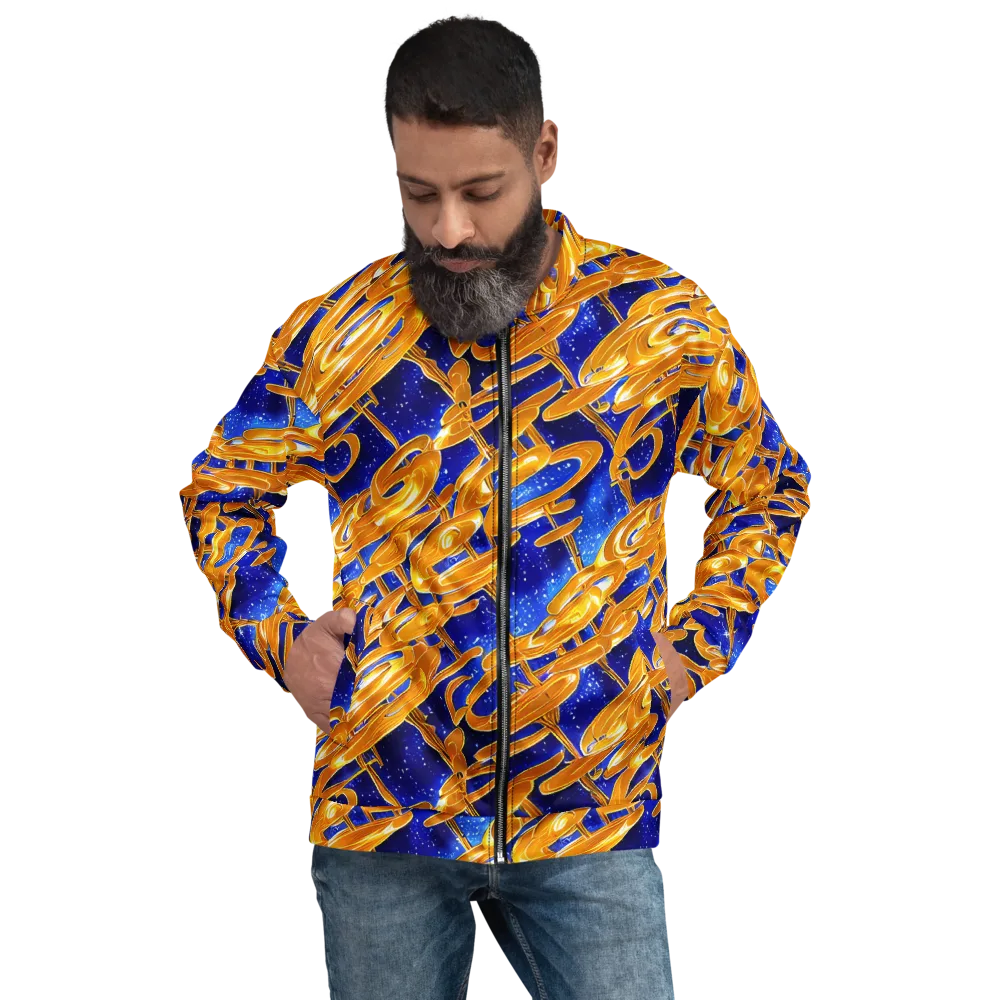 Simonet Swirls on Bomber Jacket — Front