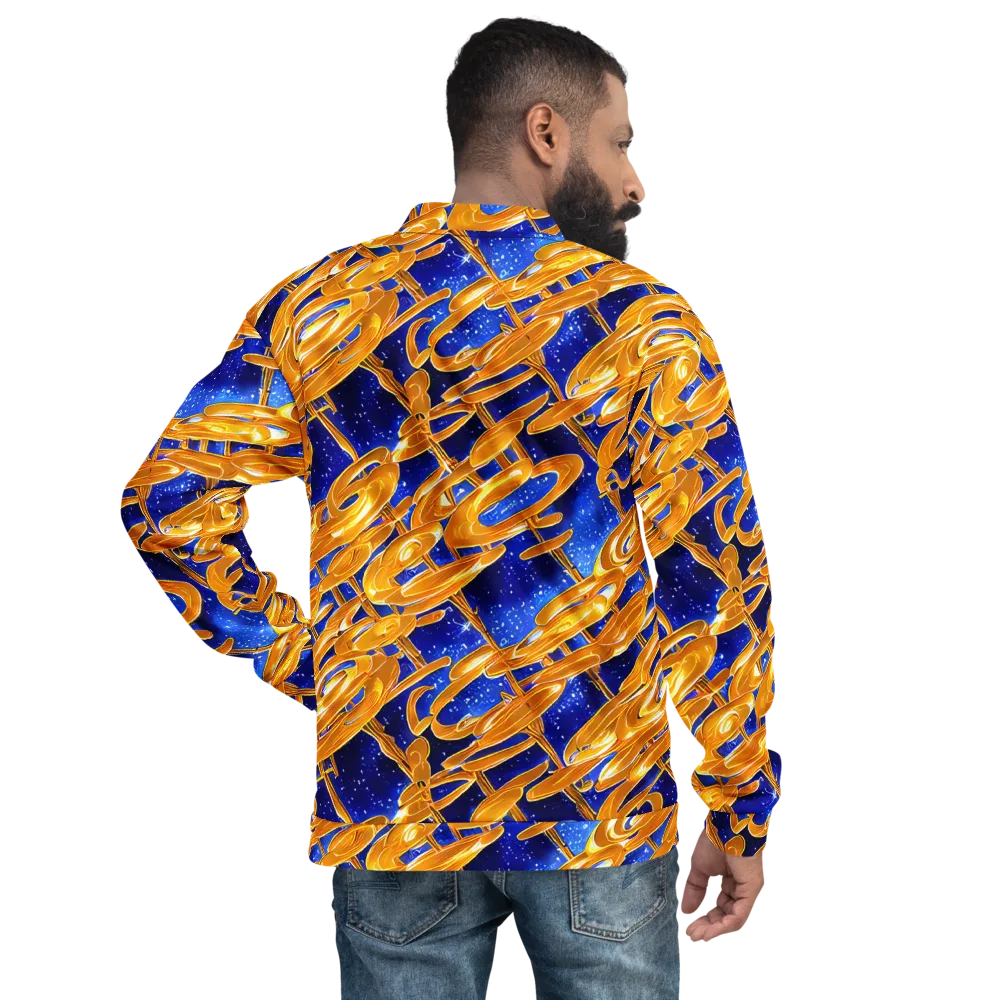 Simonet Swirls on Bomber Jacket — Back