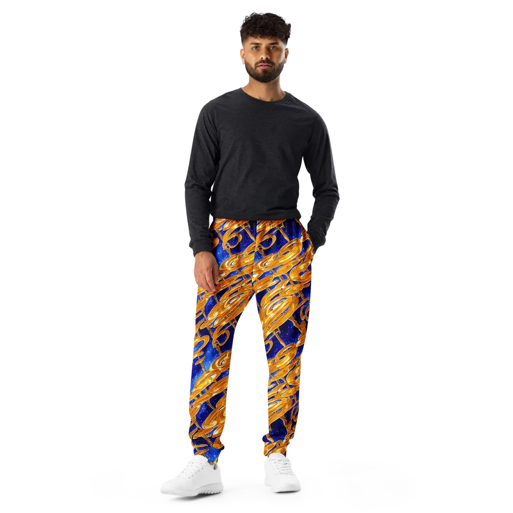 Simonet Swirls on Men's Joggers — Front