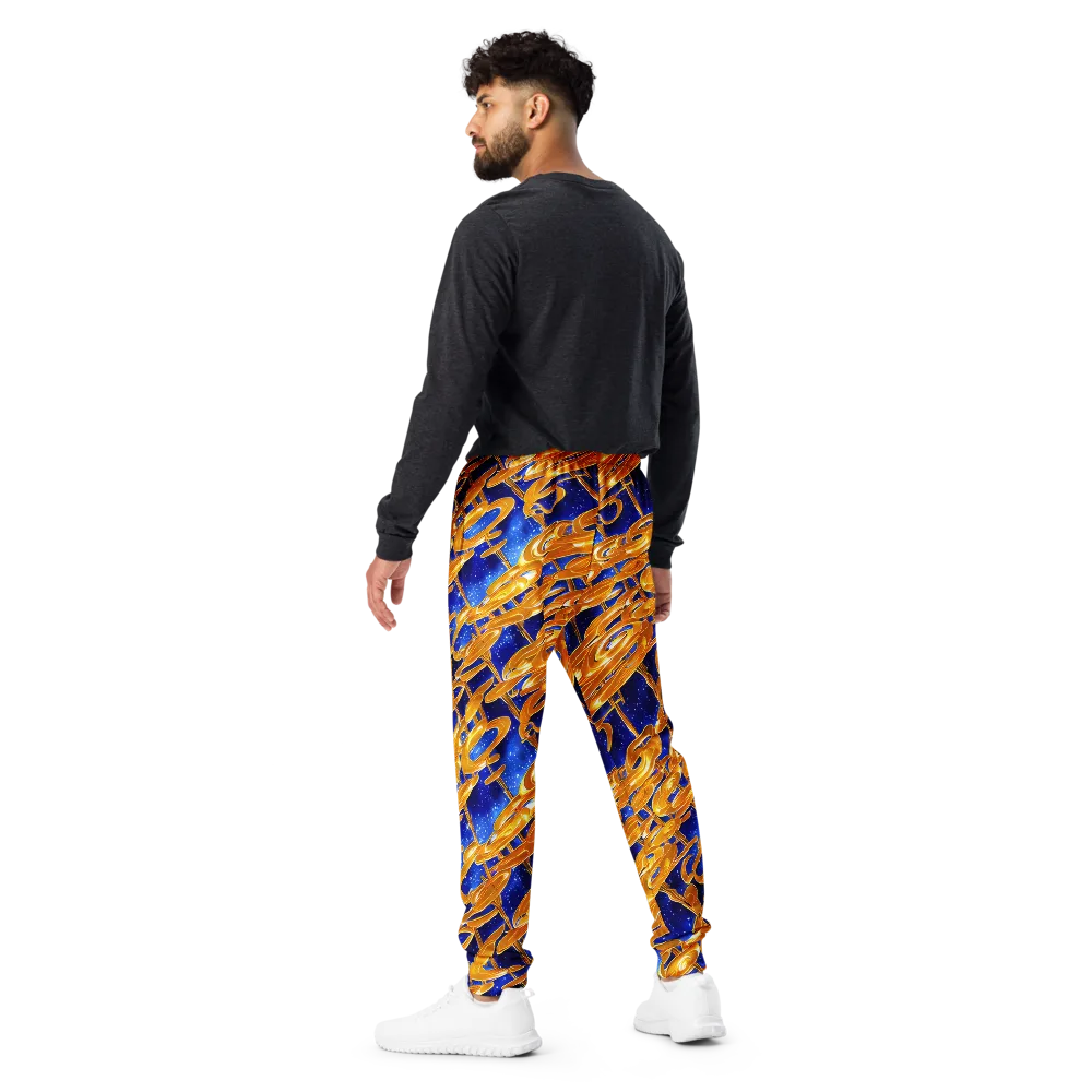 Simonet Swirls on Men's Joggers — Back
