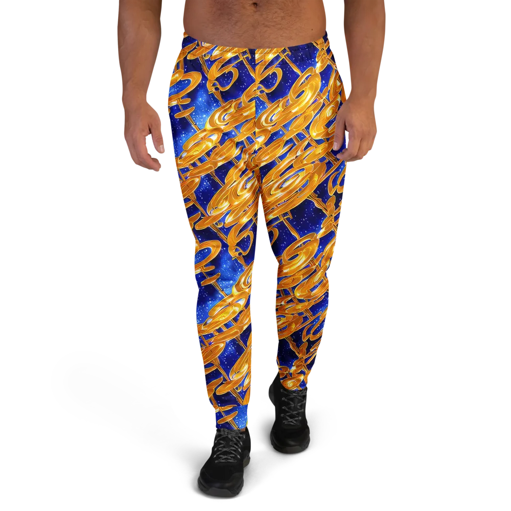 Simonet Swirls on Men's Joggers — Front