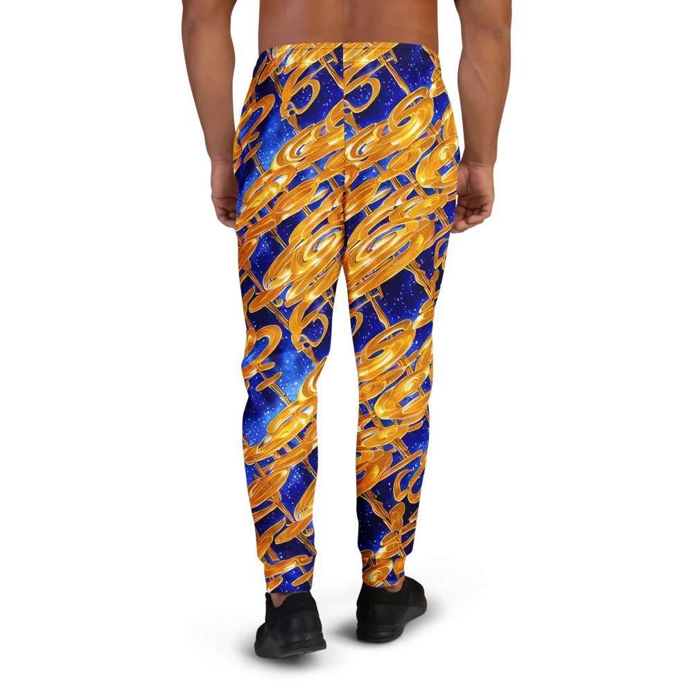 Simonet Swirls on Men's Joggers — Back