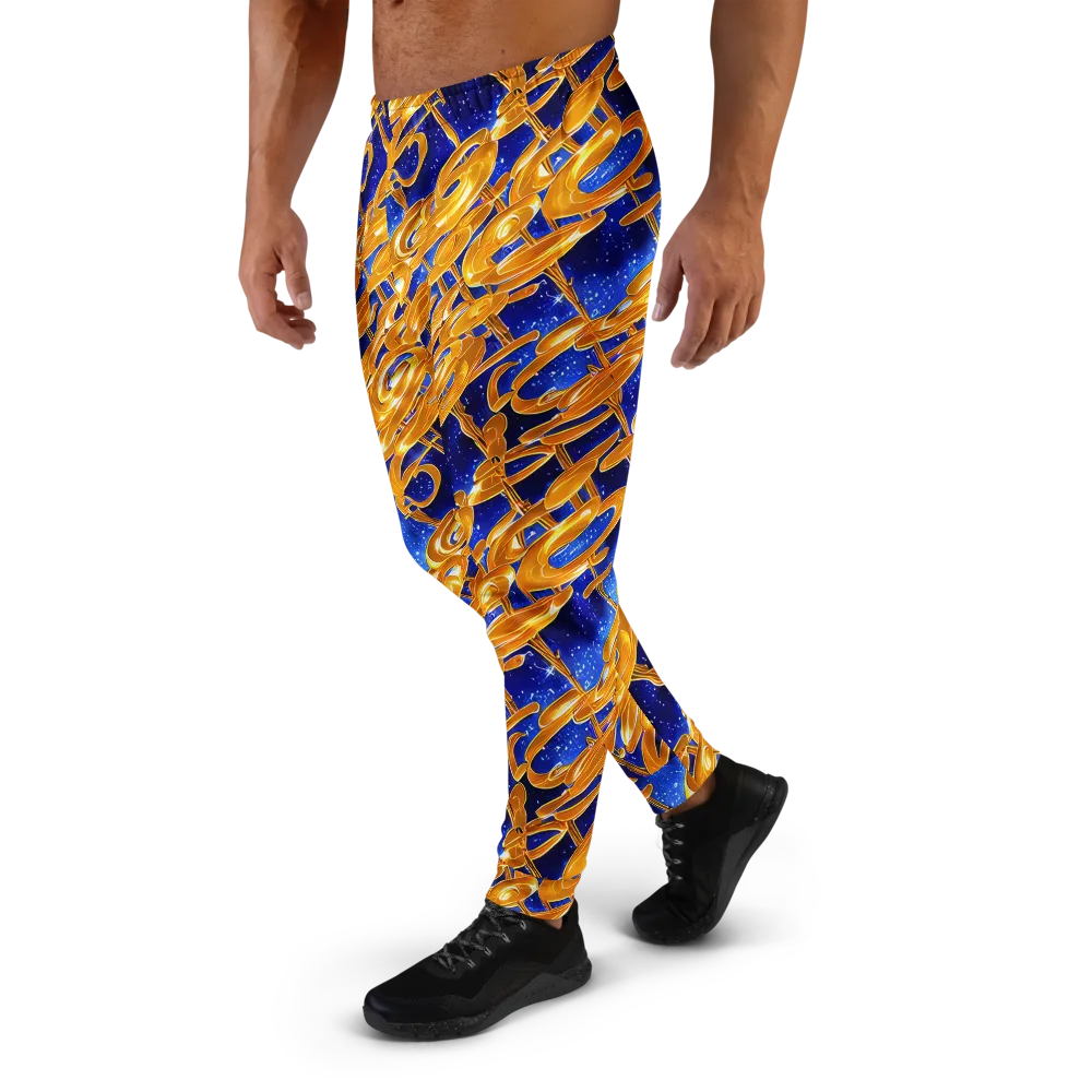 Simonet Swirls on Men's Joggers — Left