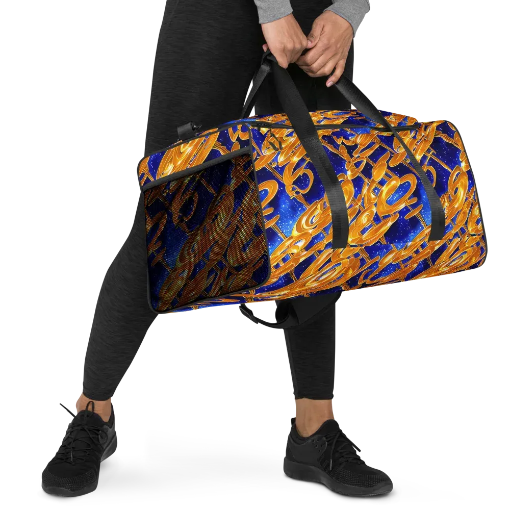 Simonet Swirls on Duffle Bag — Right Front