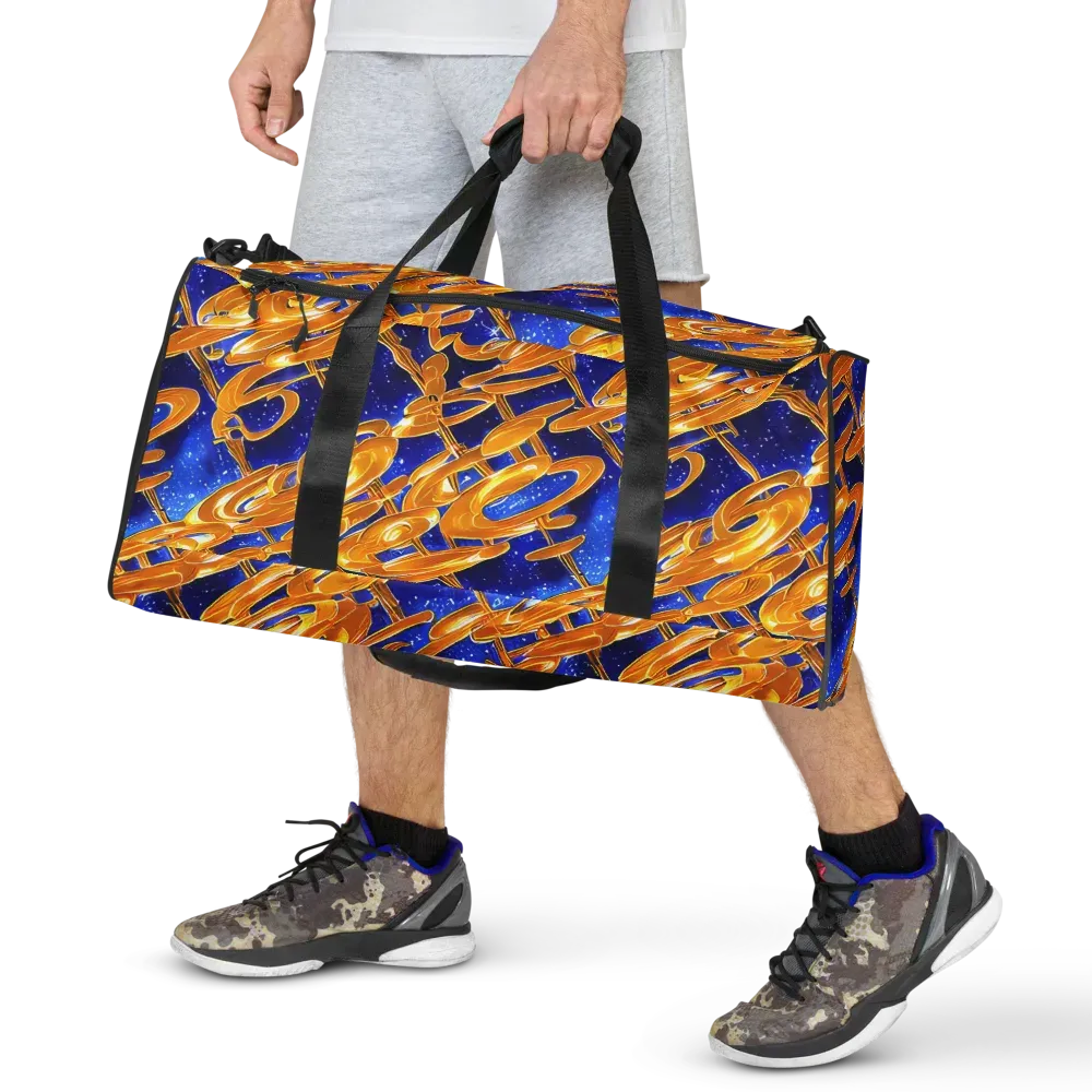 Simonet Swirls on Duffle Bag — Front