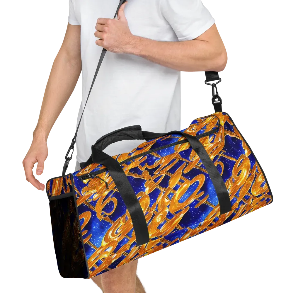 Simonet Swirls on Duffle Bag — Right Front