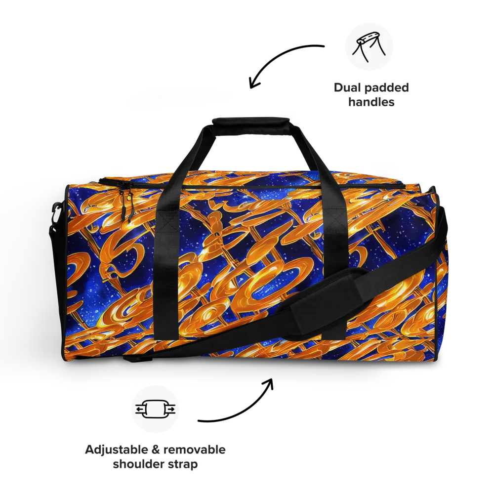 Simonet Swirls on Duffle Bag — Front