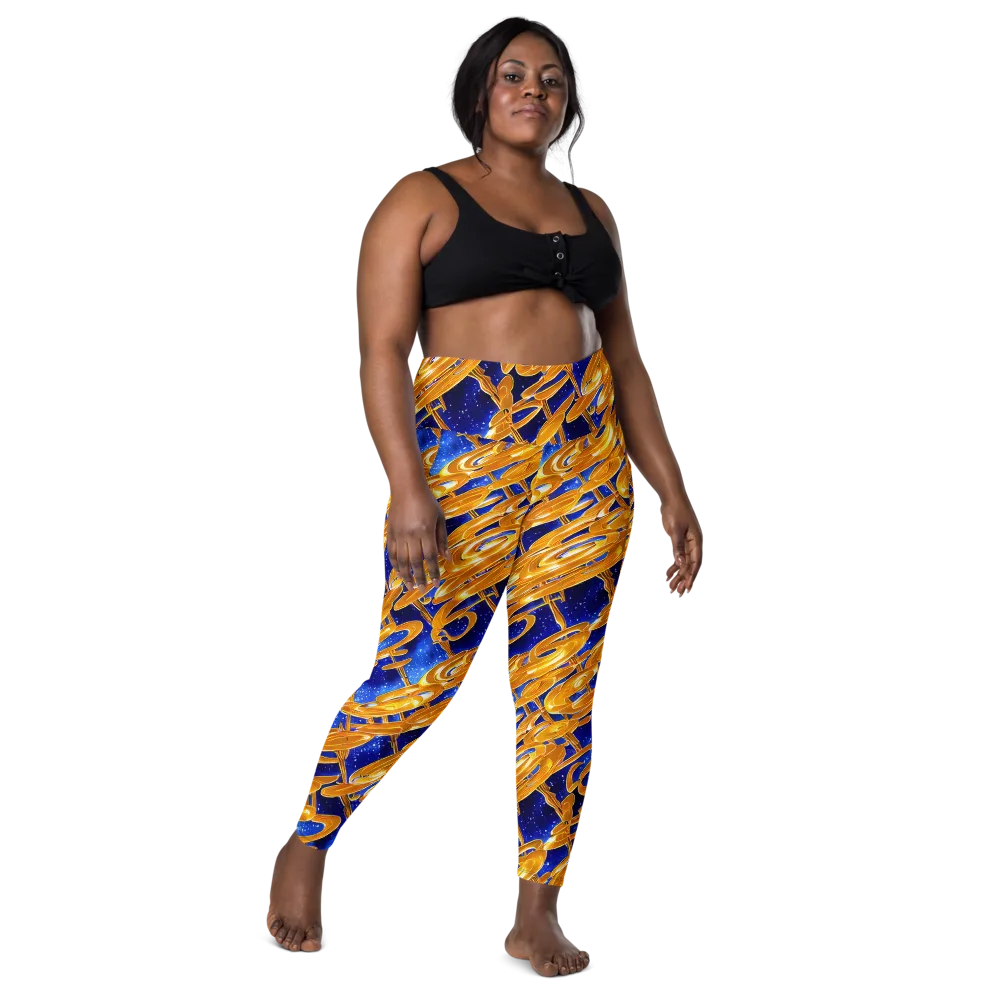 Simonet Swirls on Leggings with Pockets — Front