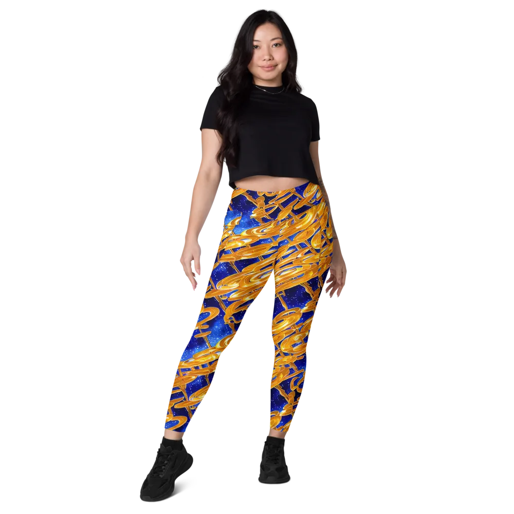 Simonet Swirls on Leggings with Pockets — Front