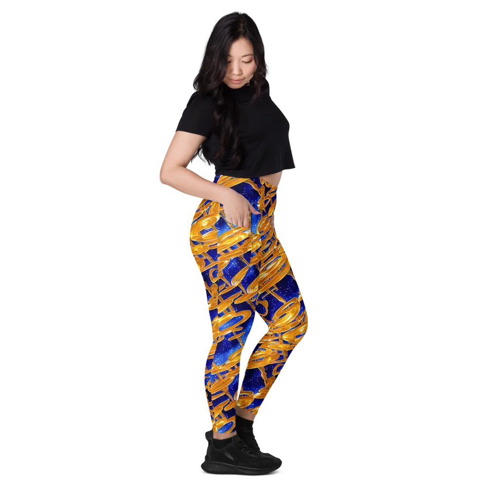Simonet Swirls on Leggings with Pockets — Right