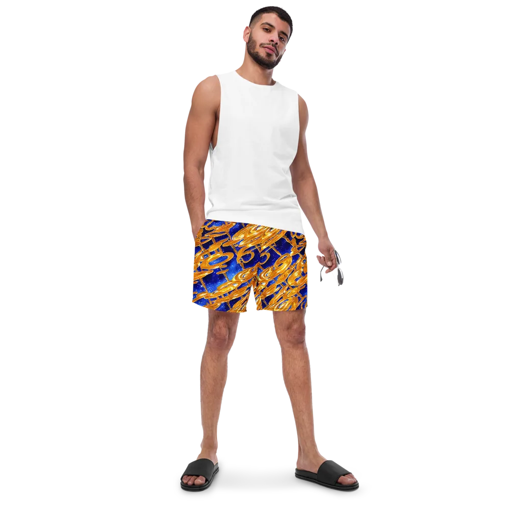 Simonet Swirls on Swim Trunks — Front