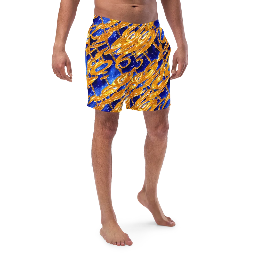 Simonet Swirls on Swim Trunks — Front