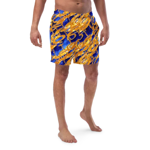 Simonet Swirls on a Swim Trunks
