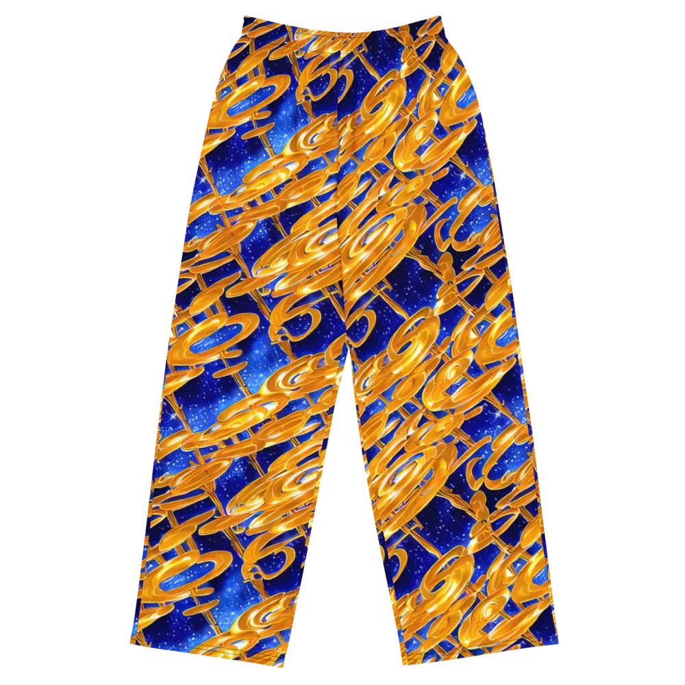 Simonet Swirls on Wide-Leg Pants — Front
