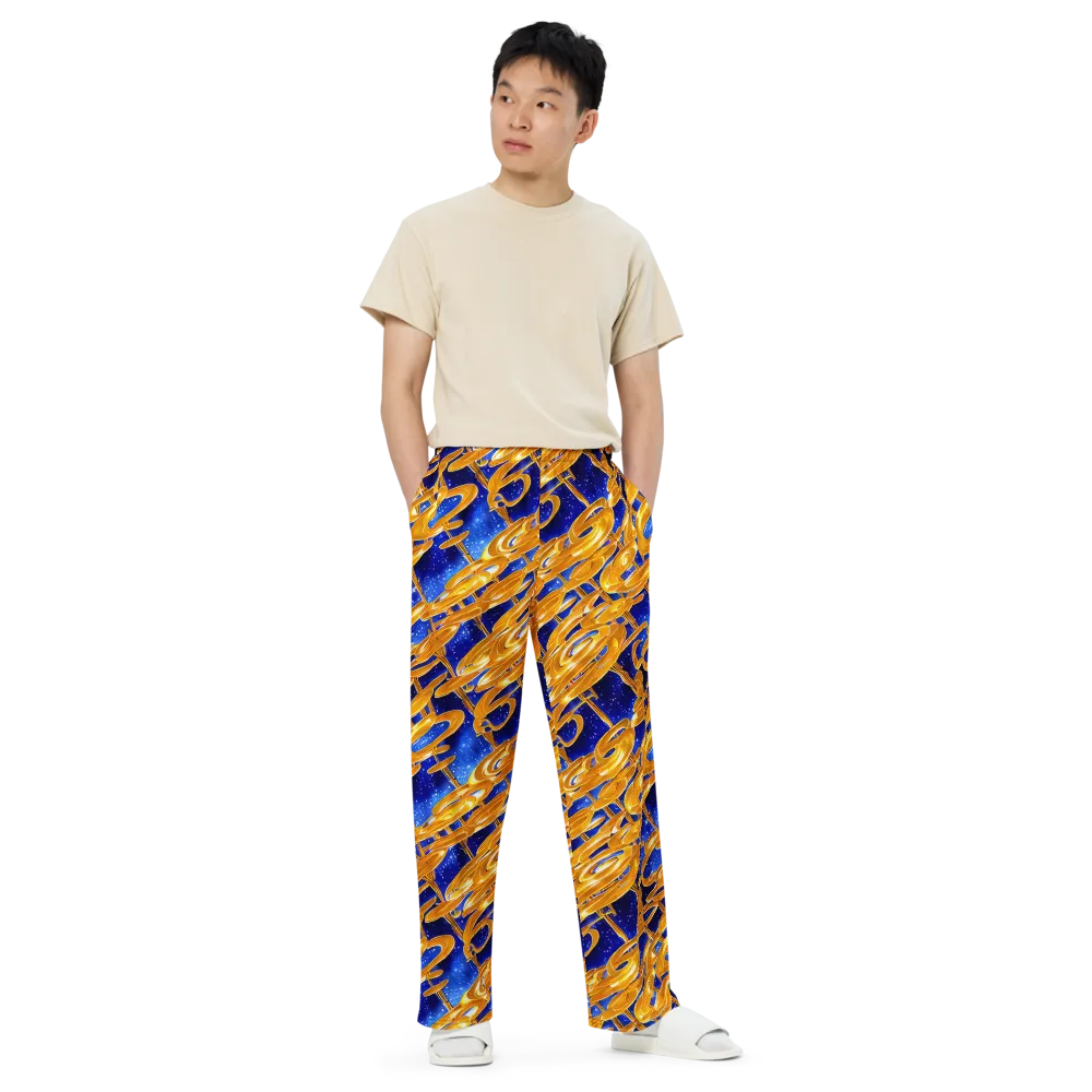 Simonet Swirls on Wide-Leg Pants — Front