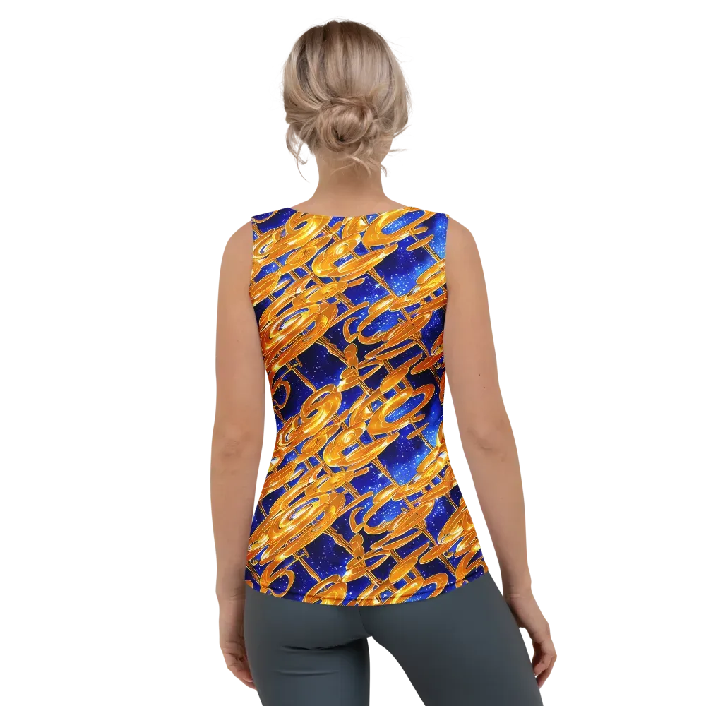 Simonet Swirls on Women's Tank Top — Back