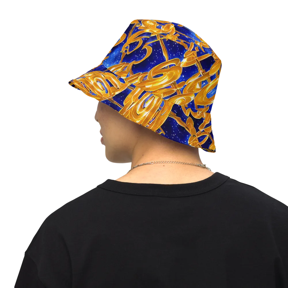 Simonet Swirls on Reversible Bucket Hat — Back Inside