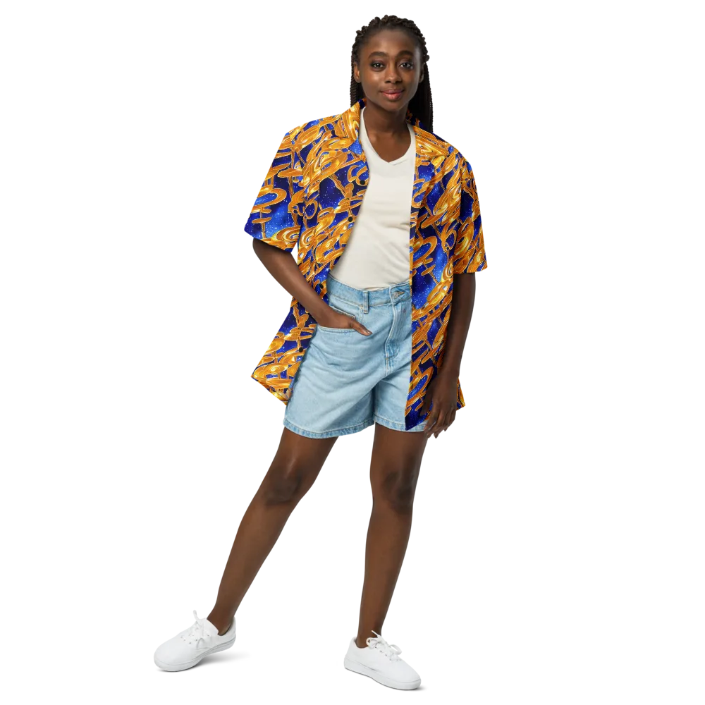 Simonet Swirls on Button Shirt — Front