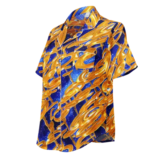 Simonet Swirls on a Women's Short Sleeve Pajama Top