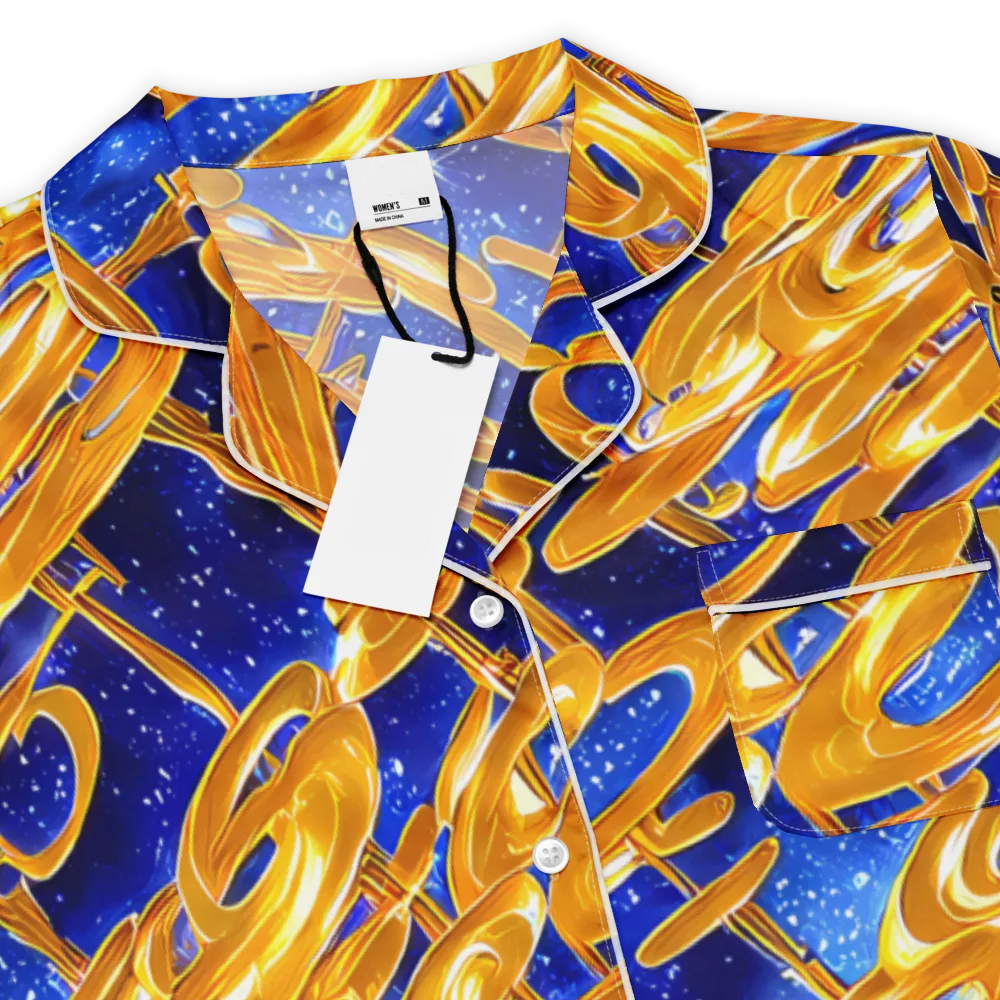 Simonet Swirls on Women's Short Sleeve Pajama Top — Product details