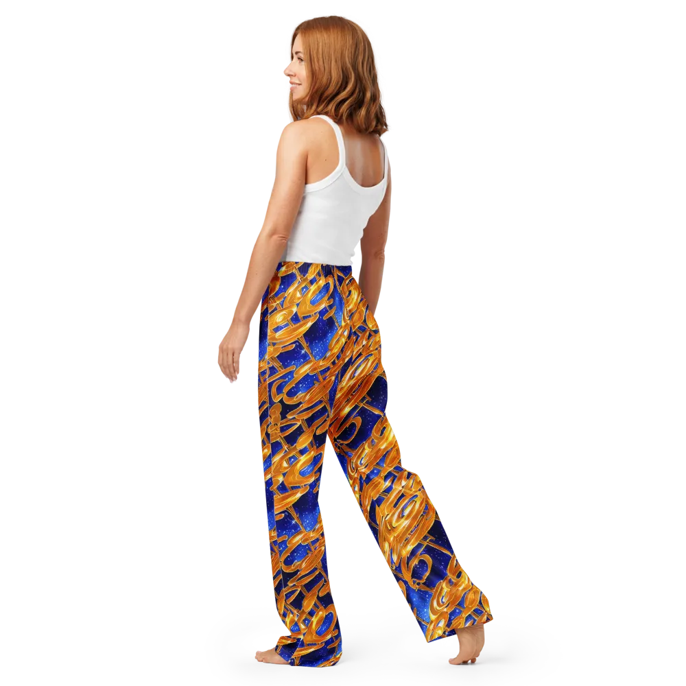 Simonet Swirls on Women's Pajama Pants — Back