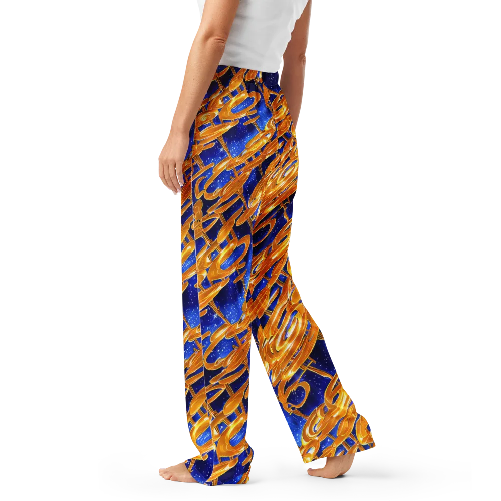 Simonet Swirls on Women's Pajama Pants — Left
