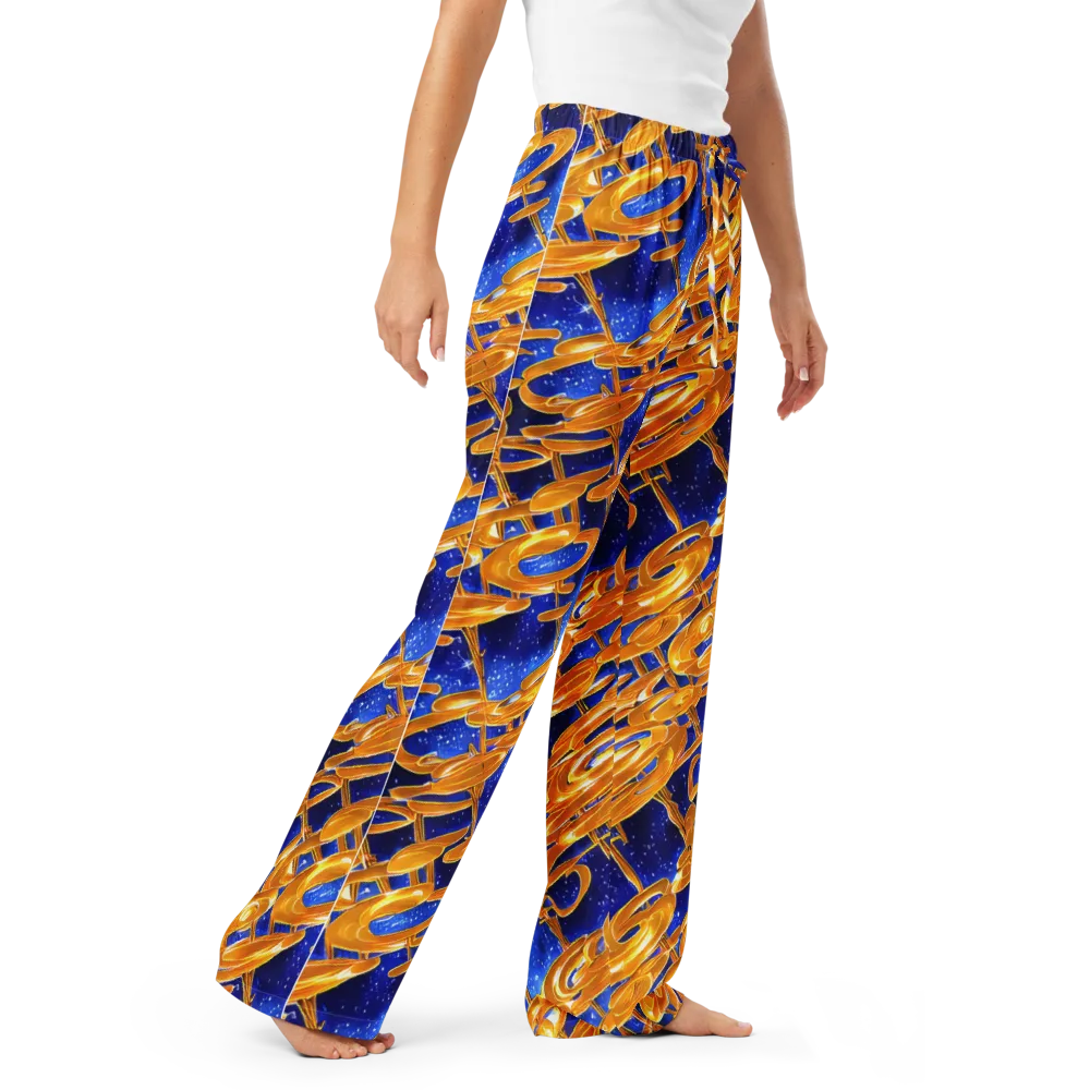 Simonet Swirls on Women's Pajama Pants — Right Front