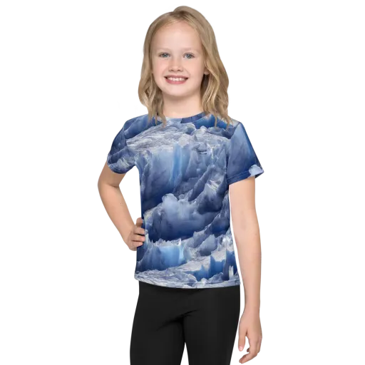 Glacial Sonata on Kids Crew Neck T-Shirt