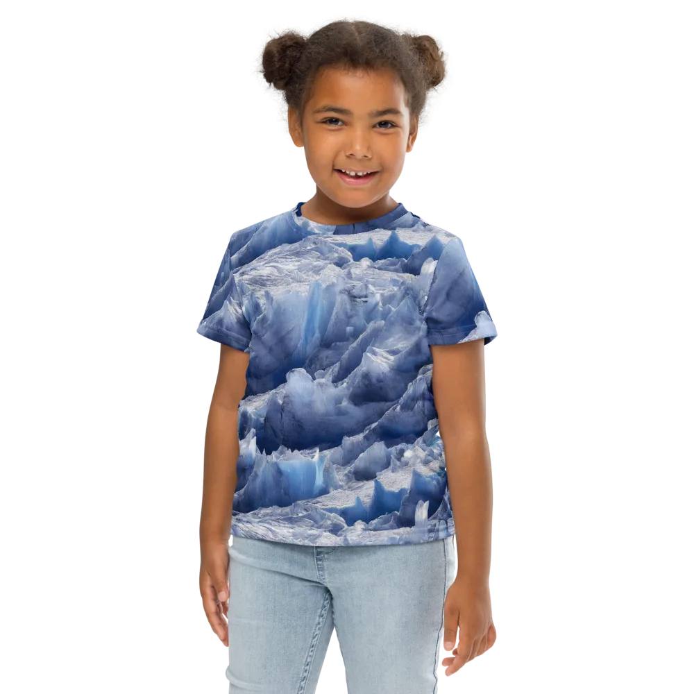 Glacial Sonata on Kids Crew Neck T-Shirt — Front