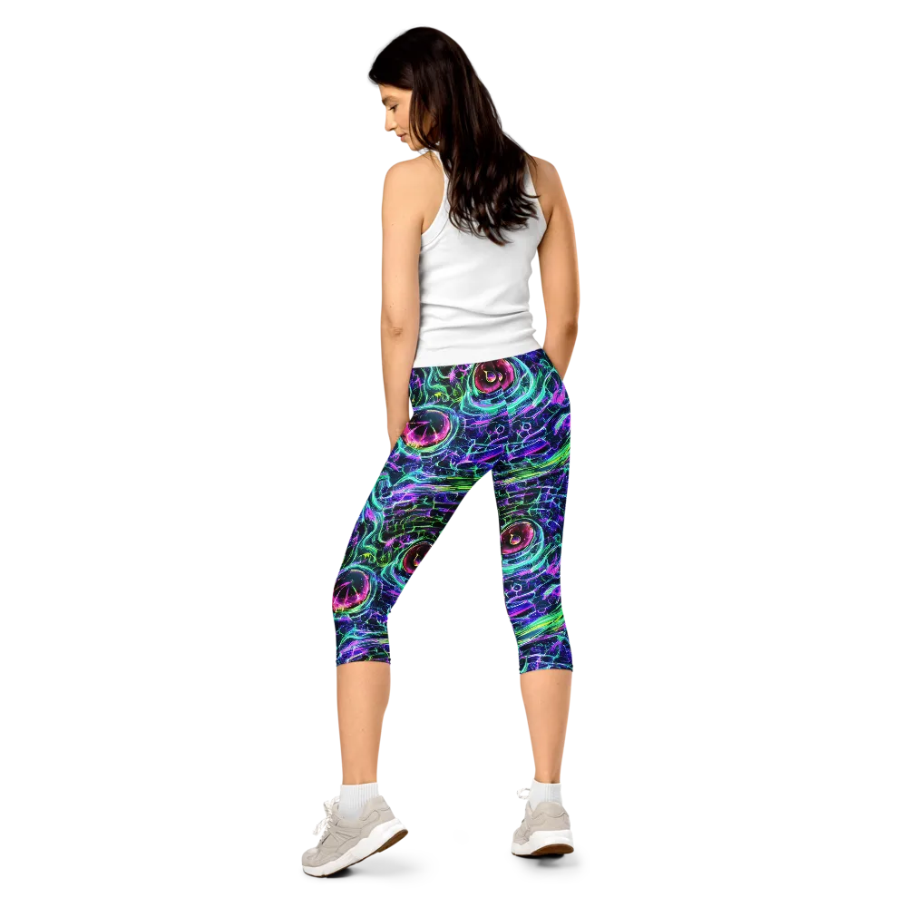 Chalmers Vortex on Capri Leggings — Back