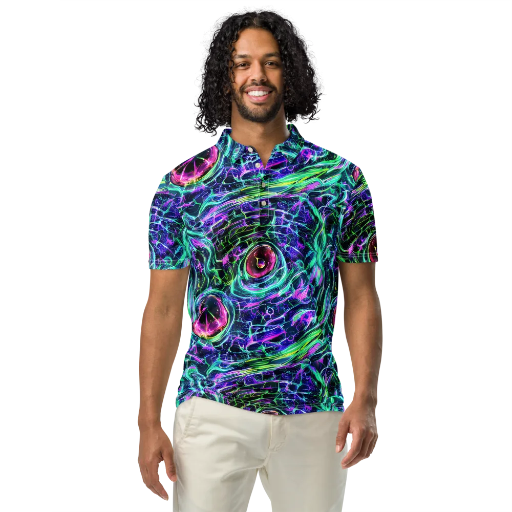 Chalmers Vortex on Men's Slim Fit Polo Shirt — Front