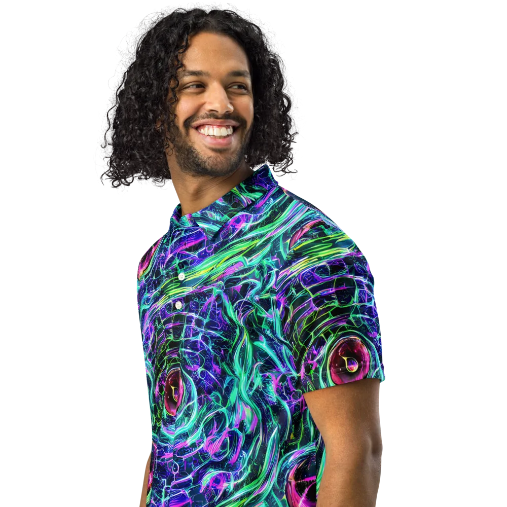 Chalmers Vortex on Men's Slim Fit Polo Shirt — Left Front