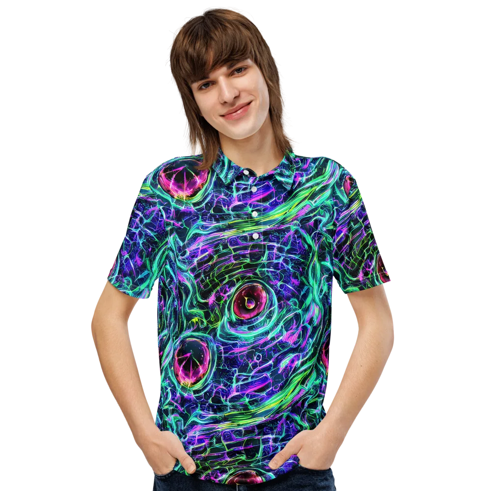 Chalmers Vortex on Men's Slim Fit Polo Shirt — Front