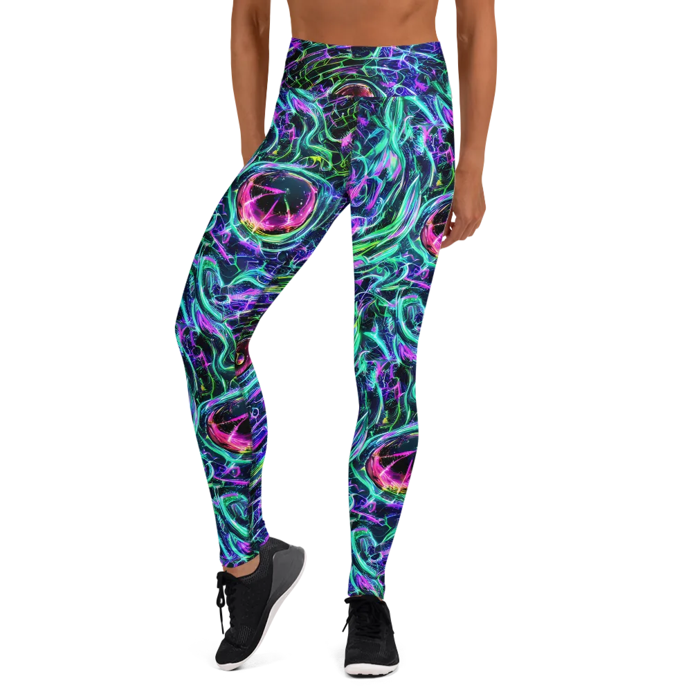 Chalmers Vortex on Yoga Leggings — Front