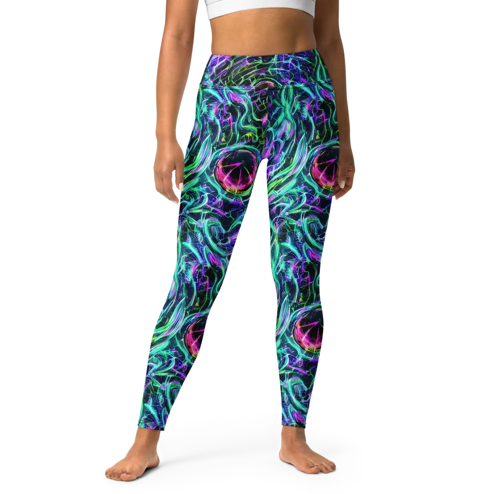 Chalmers Vortex on Yoga Leggings — Front